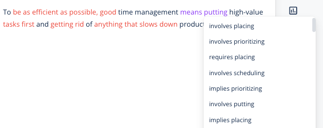Example of QuillBot's Humanizer