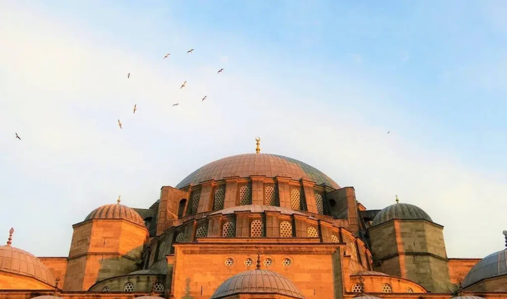 An AI-generated image of a mosque