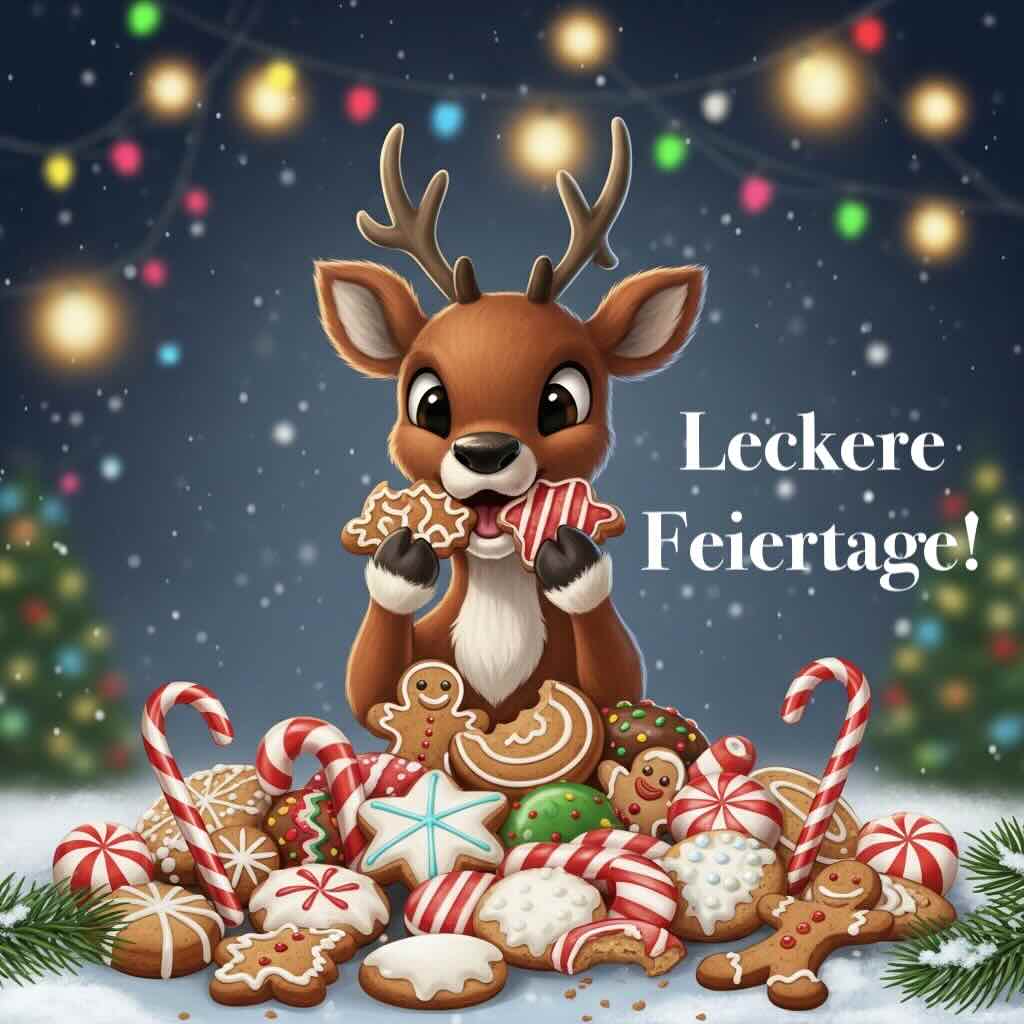 Rentier-mit-Keksen