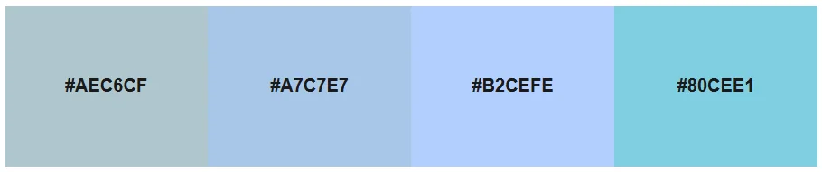 Pastel blue hex code