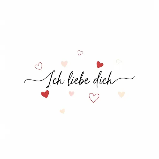 Dezentes Ich-liebe-dich-Bild