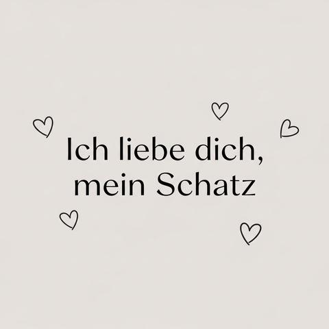 ,Ich liebe dich mein Schatz‘-Bilder
