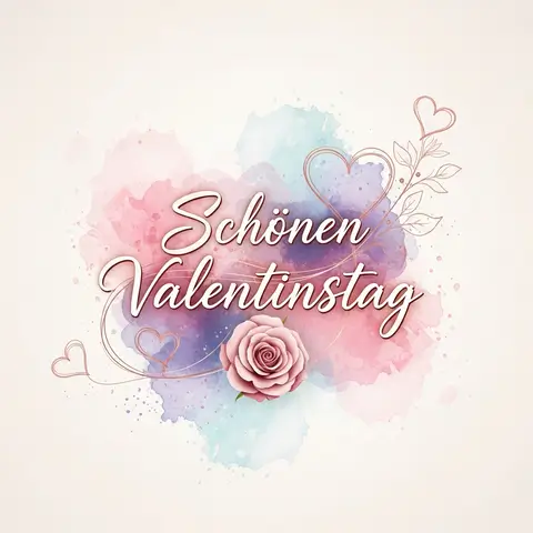 Romantisches Valentinstagsbild