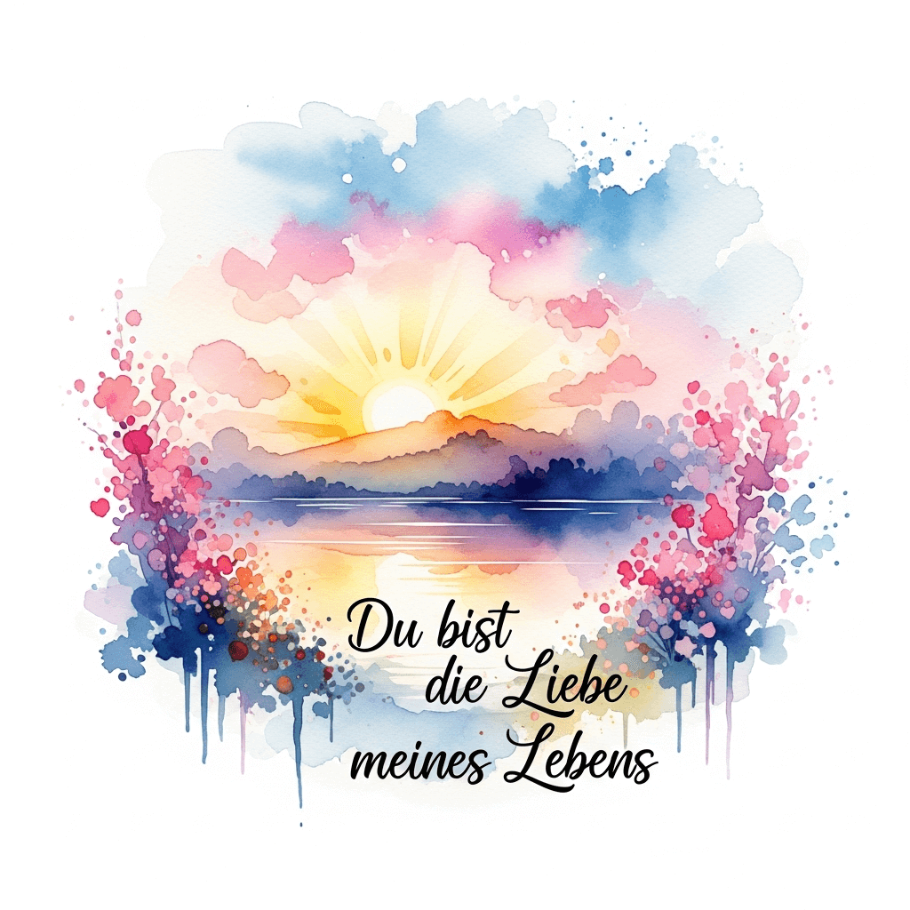 Romantisches Ich-liebe-dich-Bild
