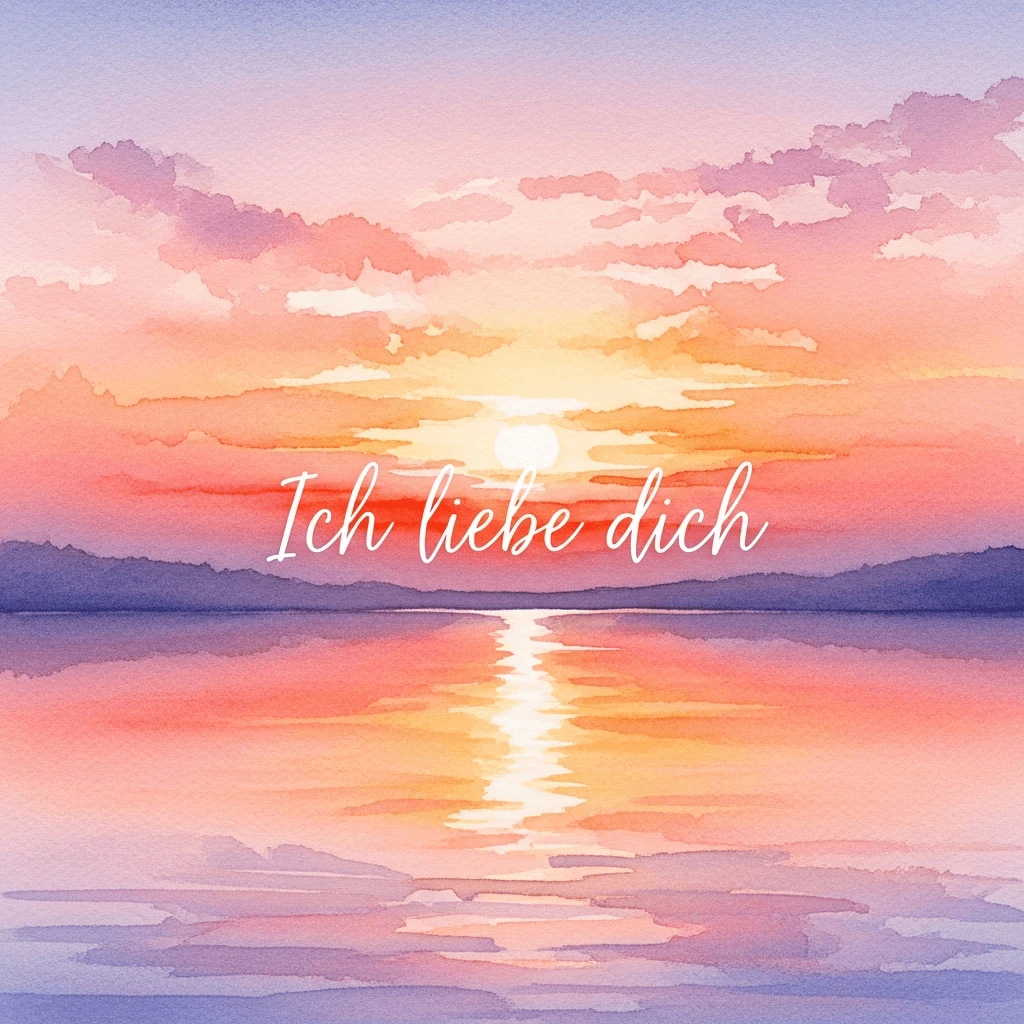 Romantisches Ich-liebe-dich-Bild