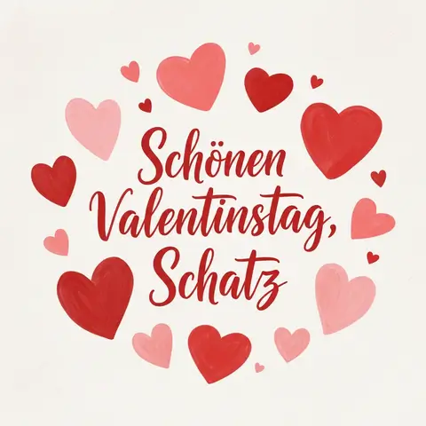 Schönes Valentinstagsbild