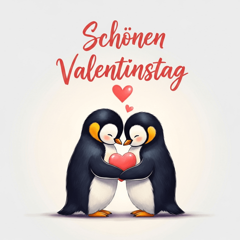 Süßes Valentinstagsbild