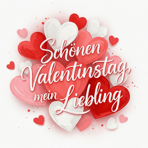 Valentinstagsbild mit Herz