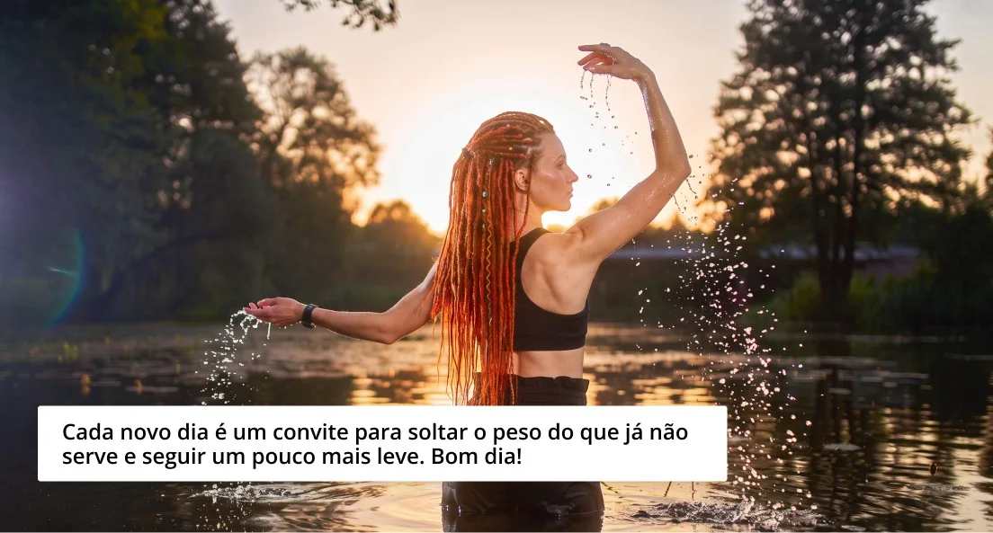 Frases de bom dia e reflexão