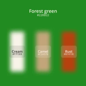 Forest green color palette 2