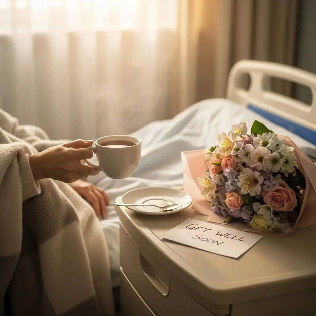 get well soon card - surgery - comforting