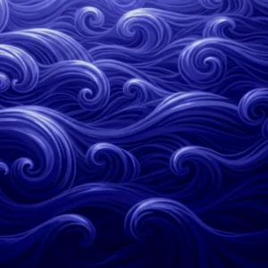 Padrão abstrato em ondas na cor azul-marinho.