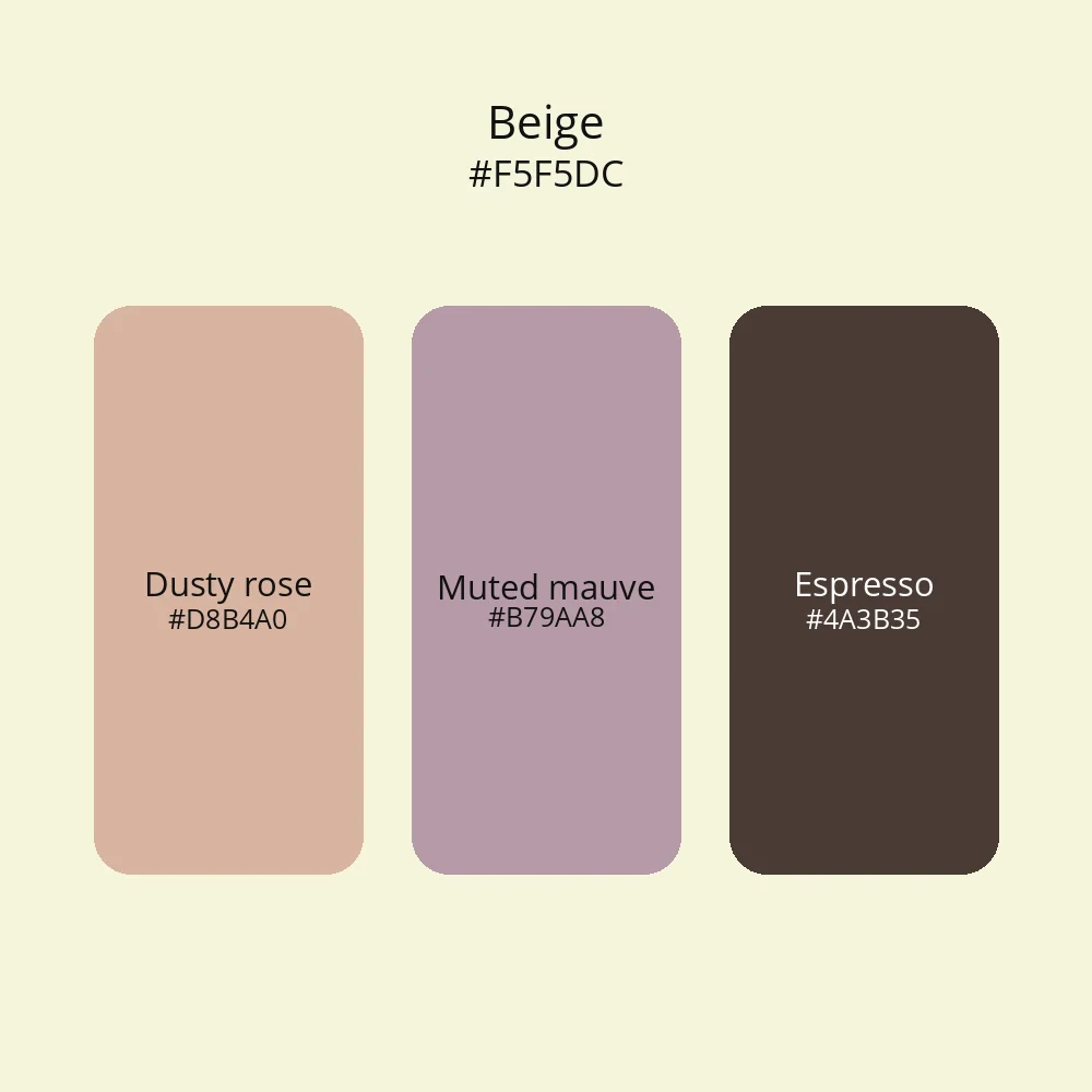 Beige color palette 2