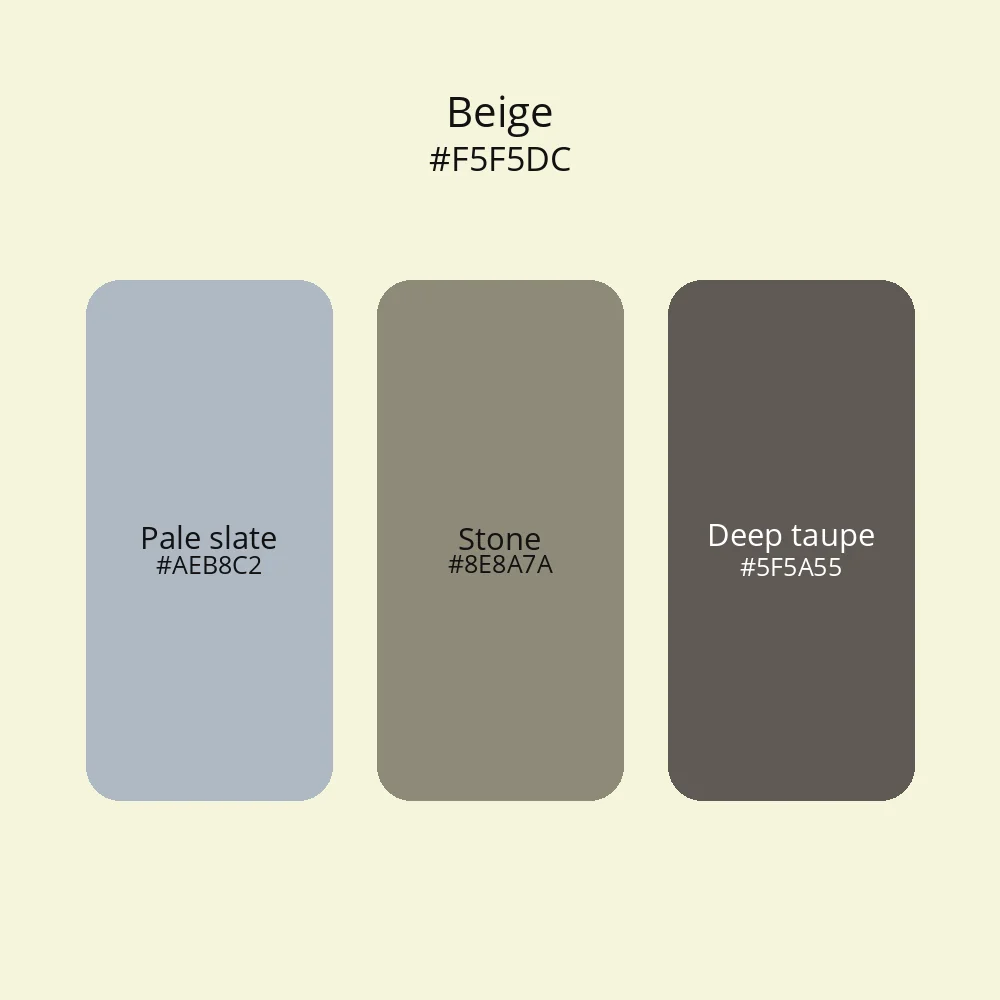 Beige color palette 3