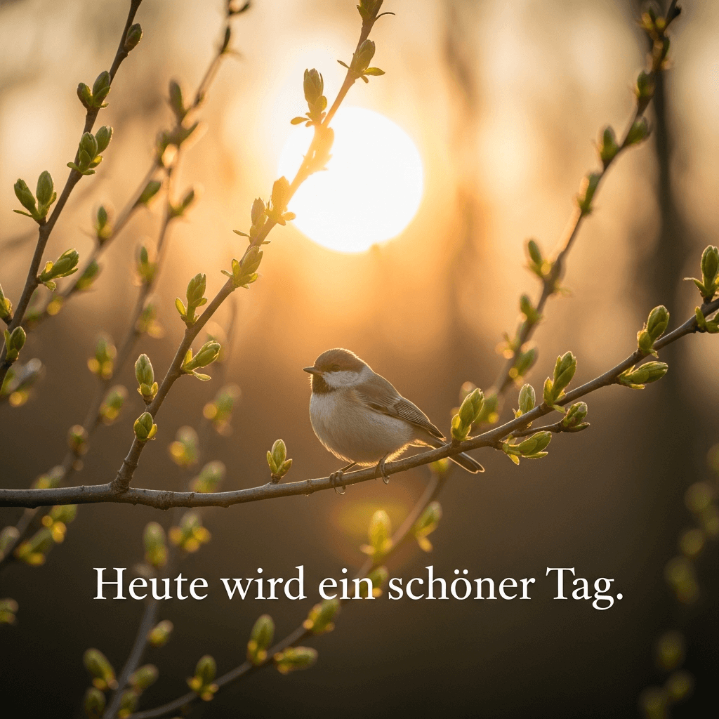 motivierender Guten-Morgen-Gruß literarisch