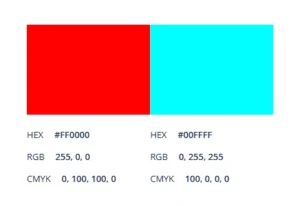 Komplementärfarben Beispiel