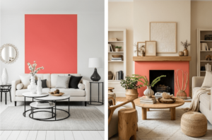 Koralle Natur Wohnzimmer