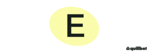 Lettre E majuscule