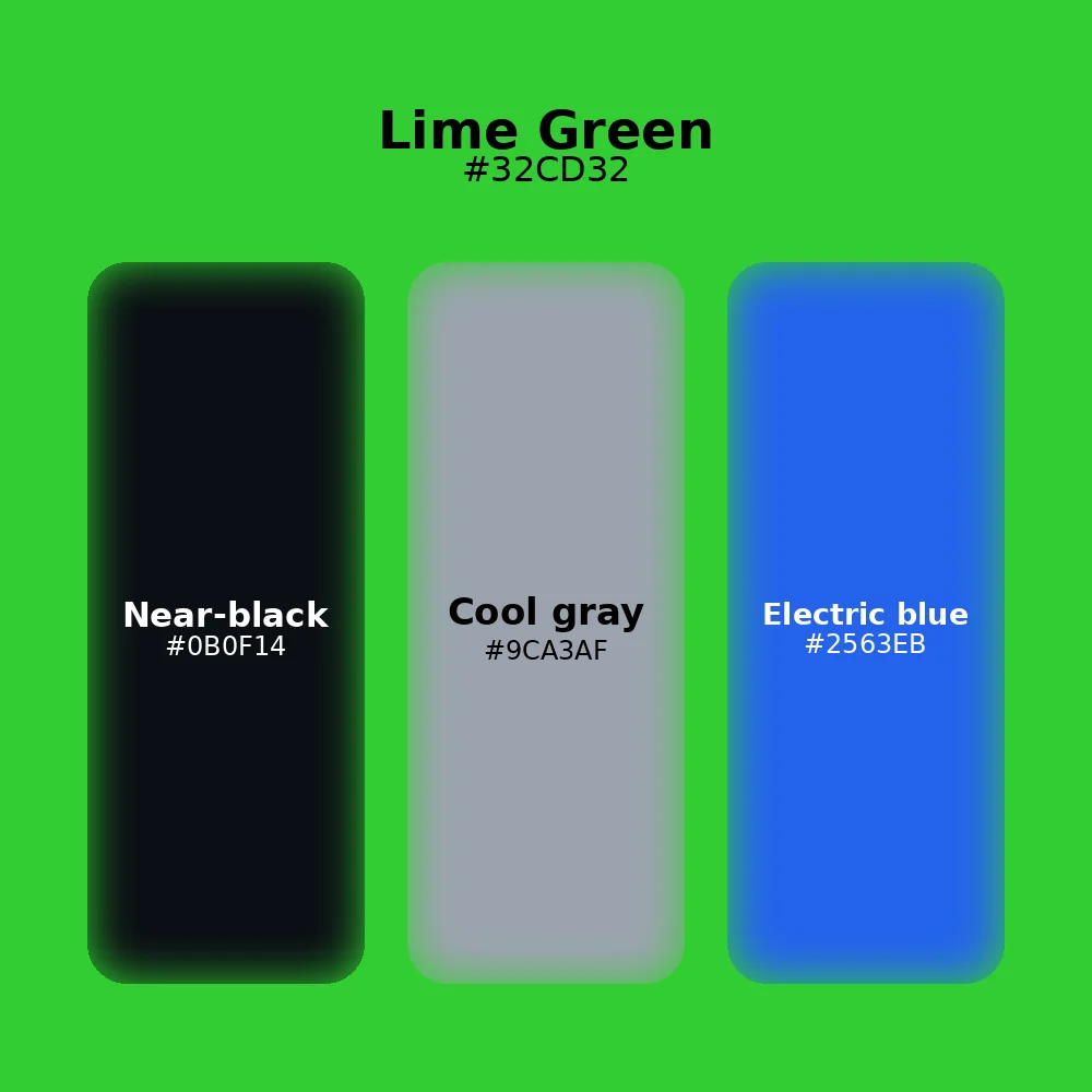 Lime green palette 2