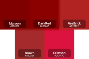 Maroon color code