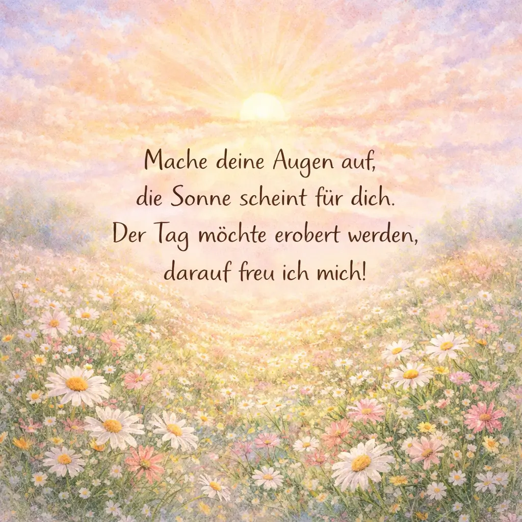 Morgengruss Wiese