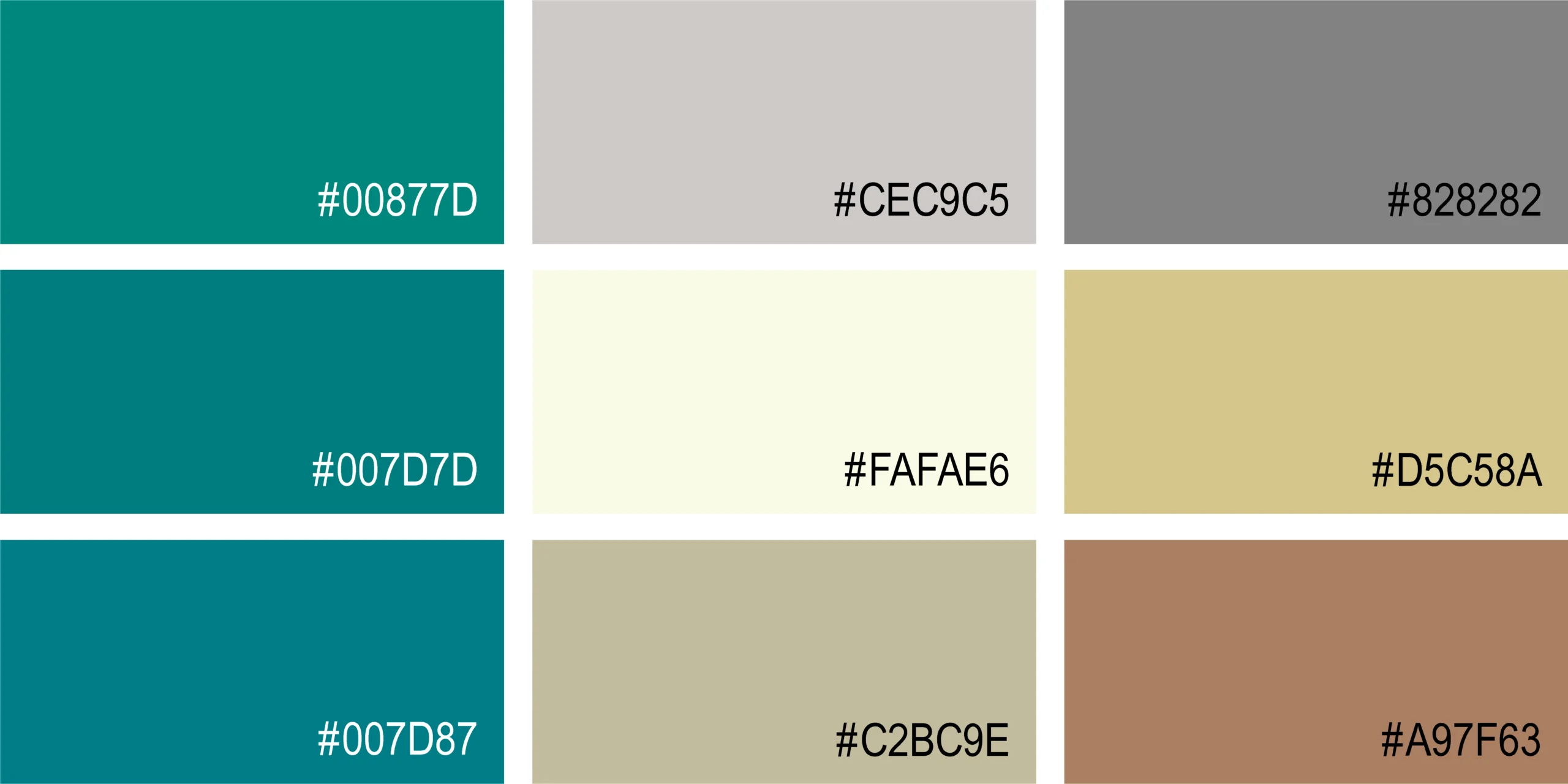 Petrol und Naturfarben