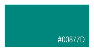 Petrolgrün-Farbcode