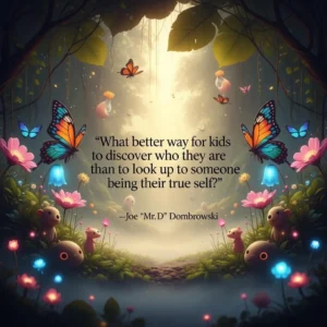 Teacher quote on a mystical fantasy background