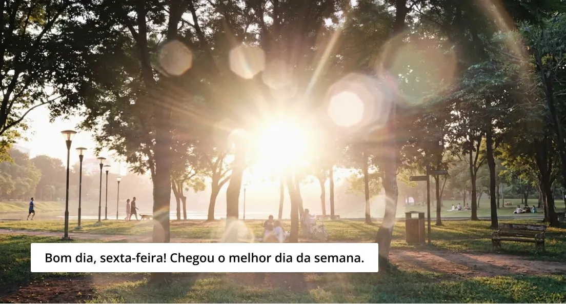 Frases de bom dia sexta-feira