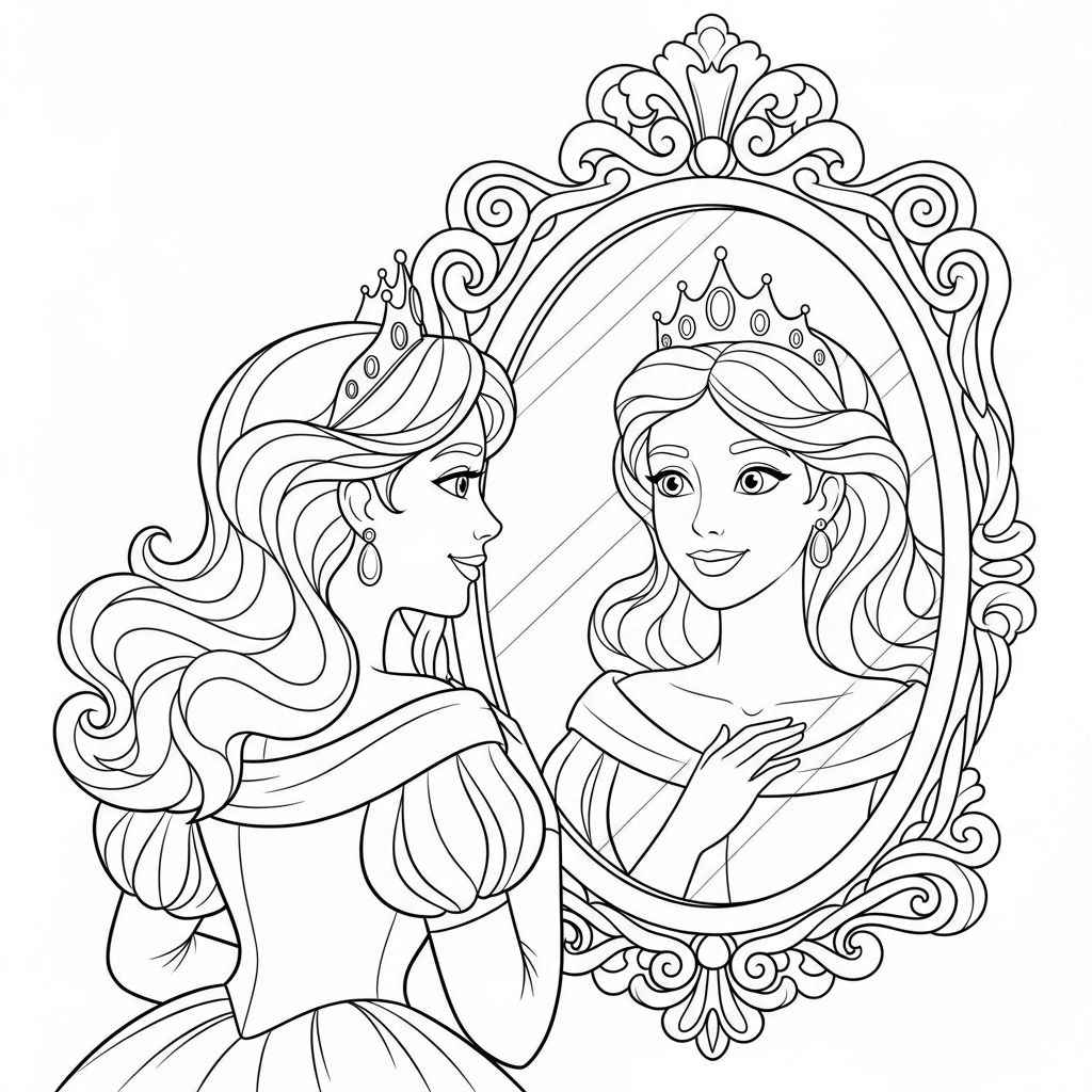 coloriage princesse