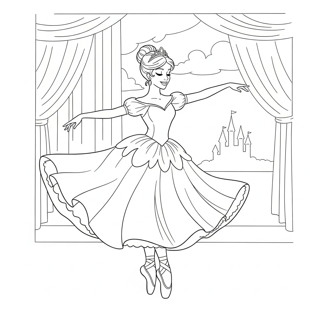 coloriage princesse