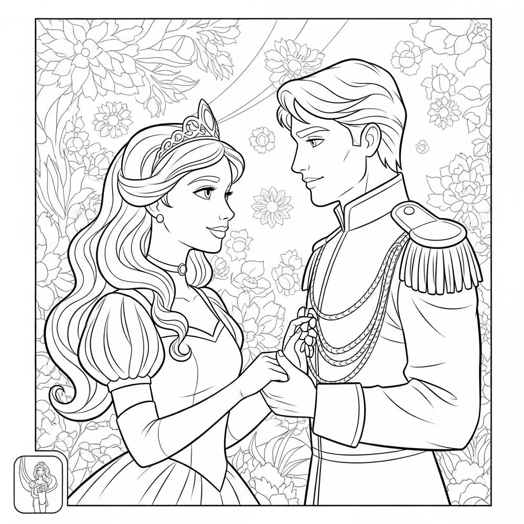 coloriage princesse