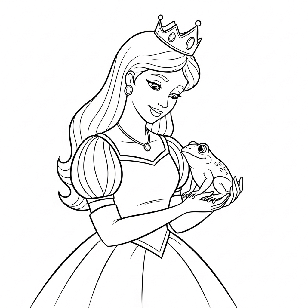 coloriage princesse