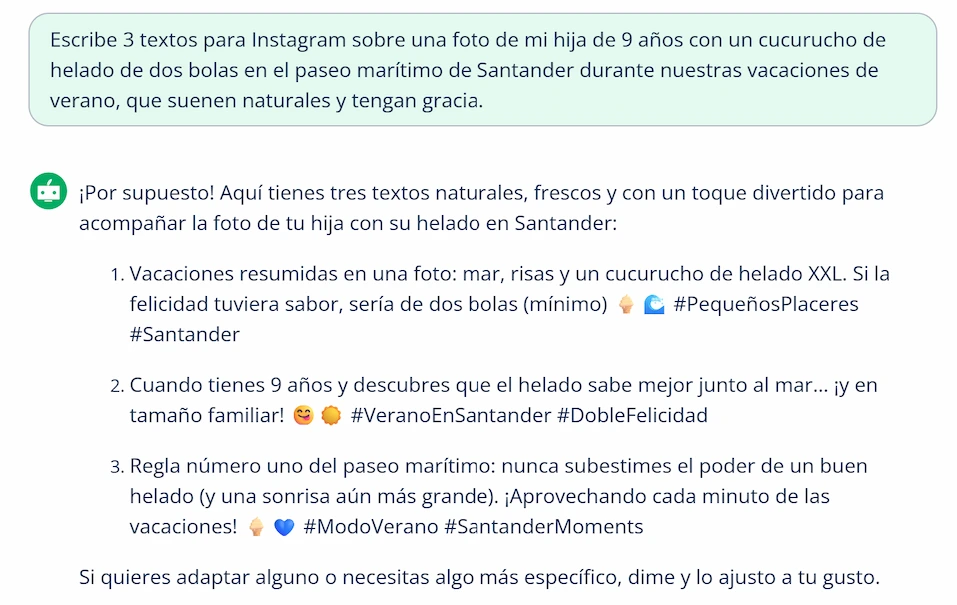 El generador de texto de QuillBot permite crear contenido para redes sociales como Instagram.,