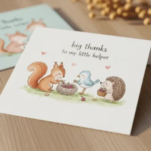 thank you - kids - little helper