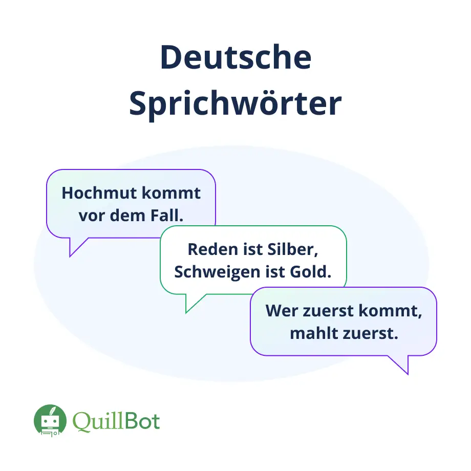 Deutsche Sprichwörter