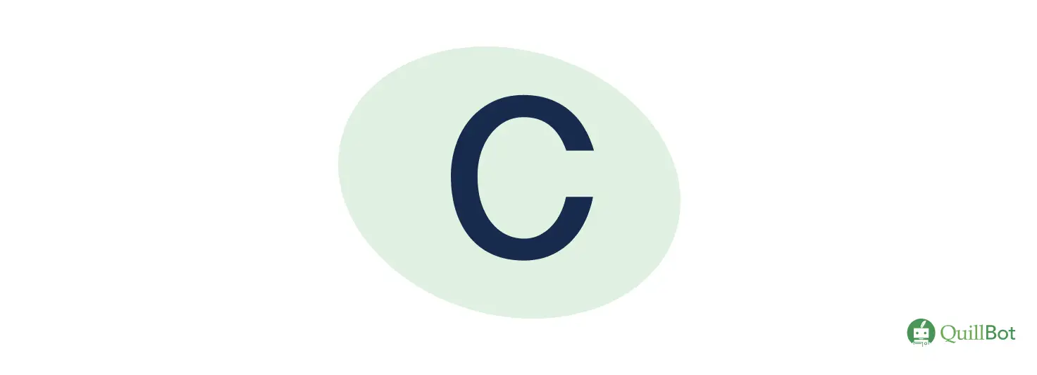 Lettre C majuscule