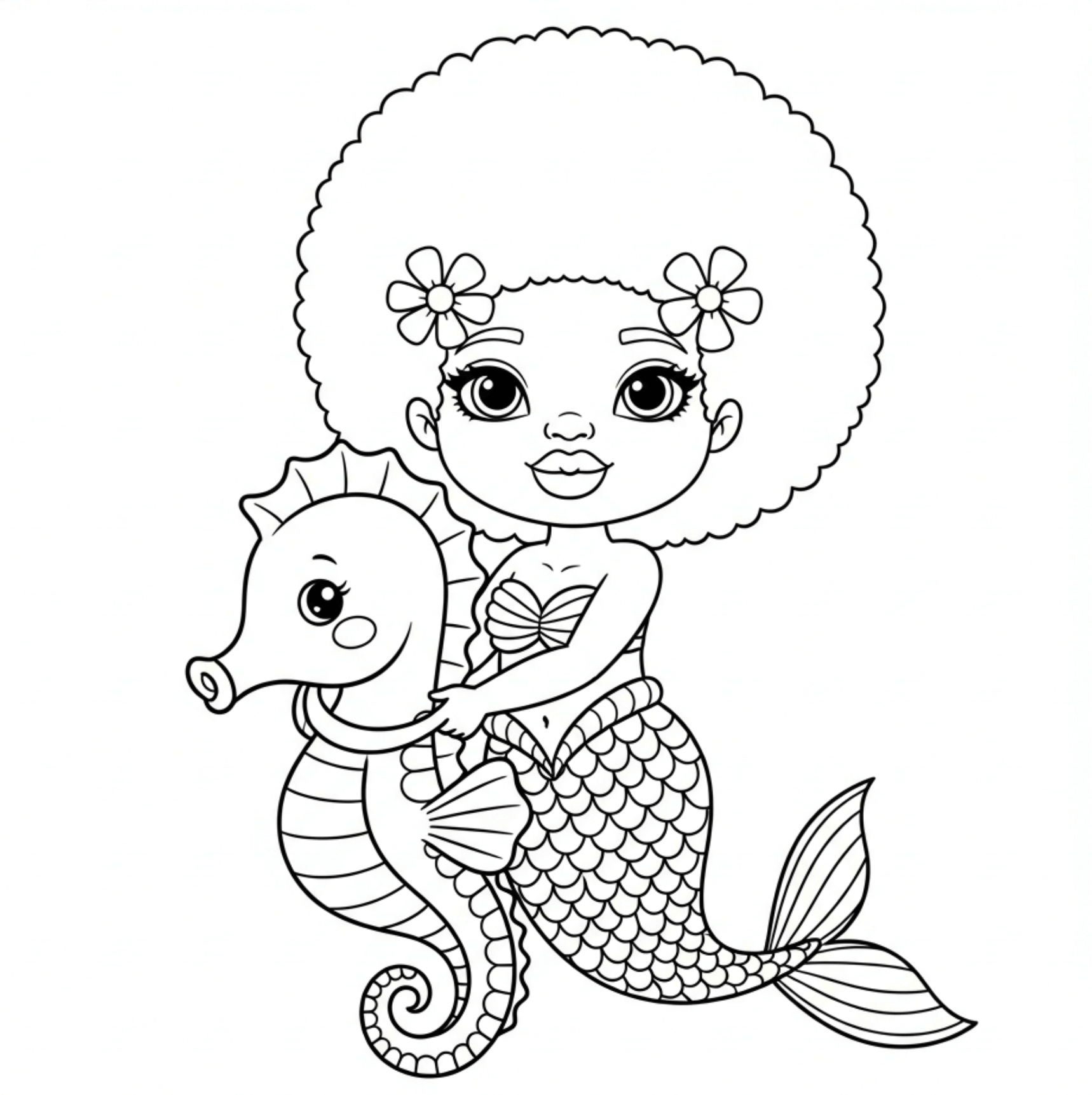 Meerjungfrau Seepferdchen