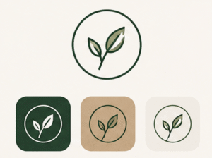 An example of logo icons, a brand asset