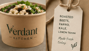 An example of product packaging, a brand asset