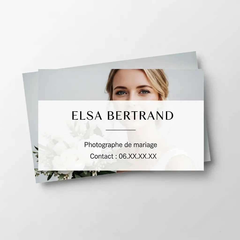 carte de visite exemple mariage