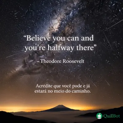 Believe you can