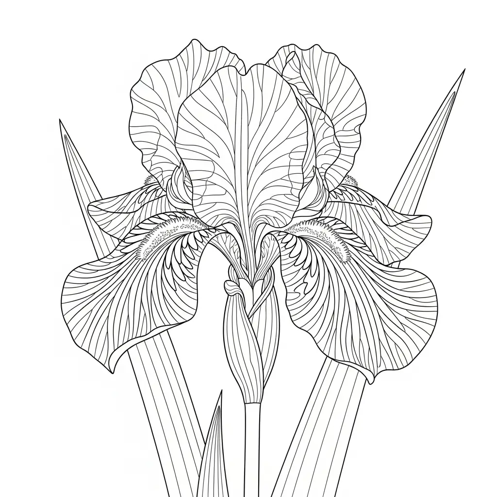 Blume-Iris