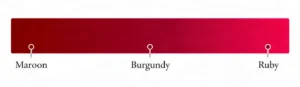 Burgundy color