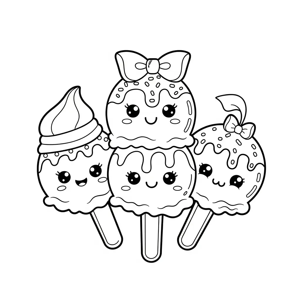 niedliches Eis