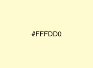 Hex Code FFFDD0