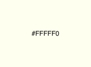 FFFFF0