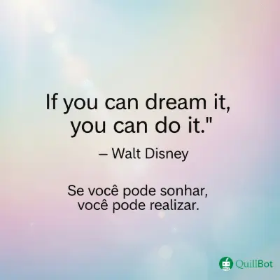 If you can dream it you can do it