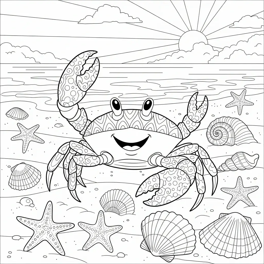 Urlaub Ausmalbild Kinder