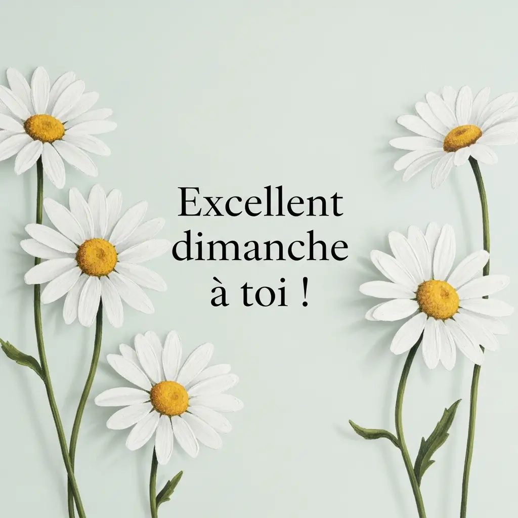 bon dimanche texte